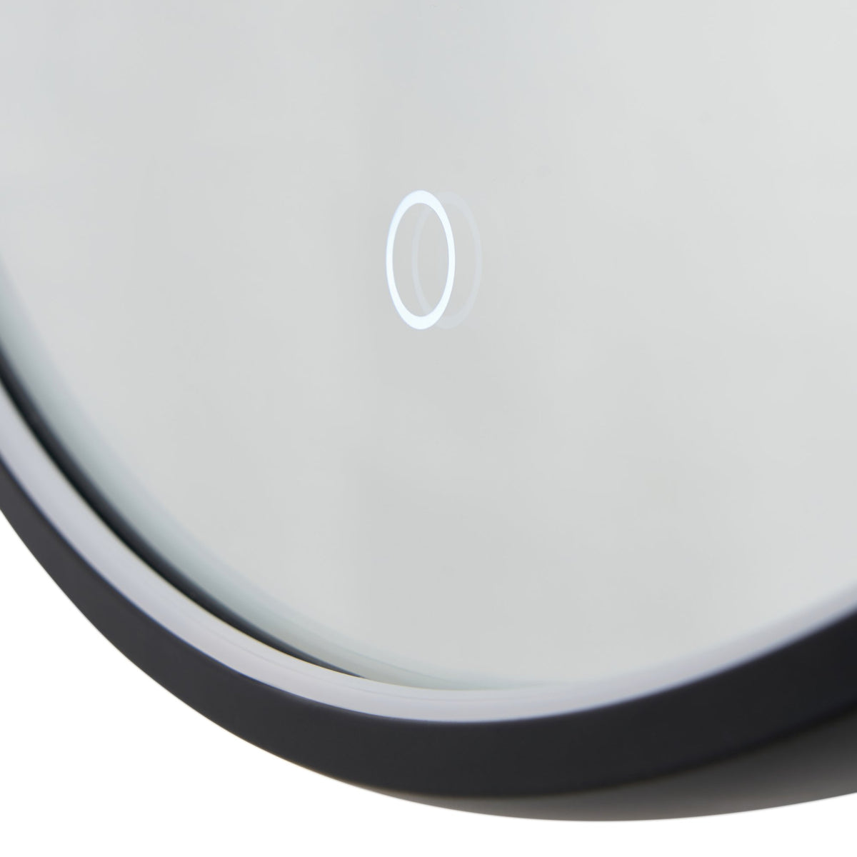 Roc LED Framed Mirror with Demist Black