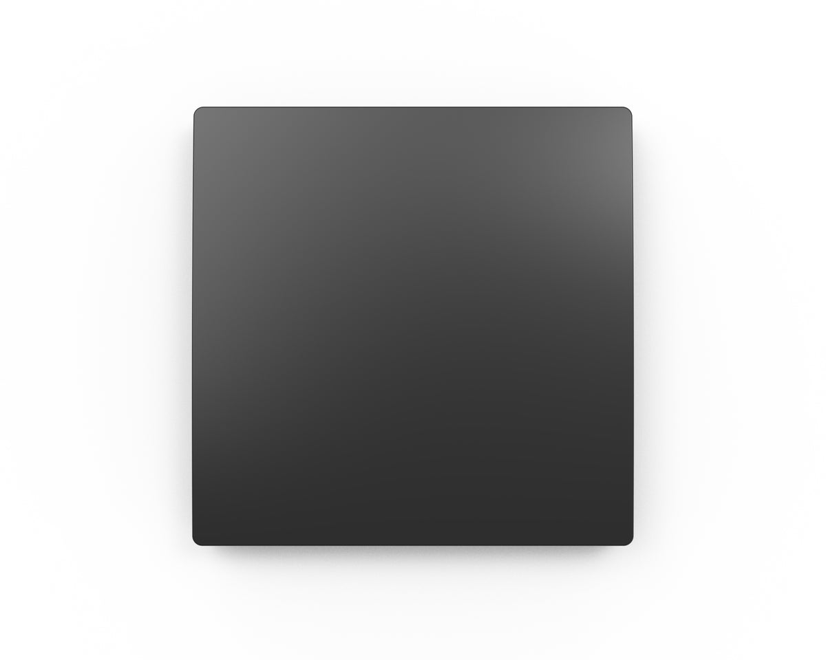 1 Gang Kinetic Push Switch Matt Black IP65