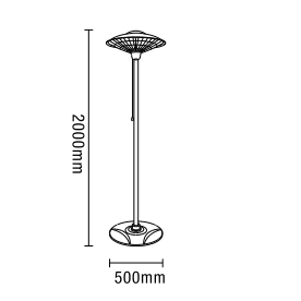 Marl - Floor Standing Patio Heater