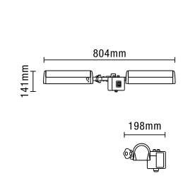 Topaz - Parasol Patio Heater