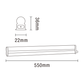 Bodhi 9W LED 3xCCT 3/4/6k 60cm Link Light White