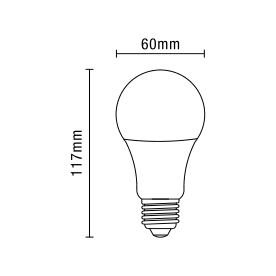 Smart Lamp D2D ES GLS 9W 4000K