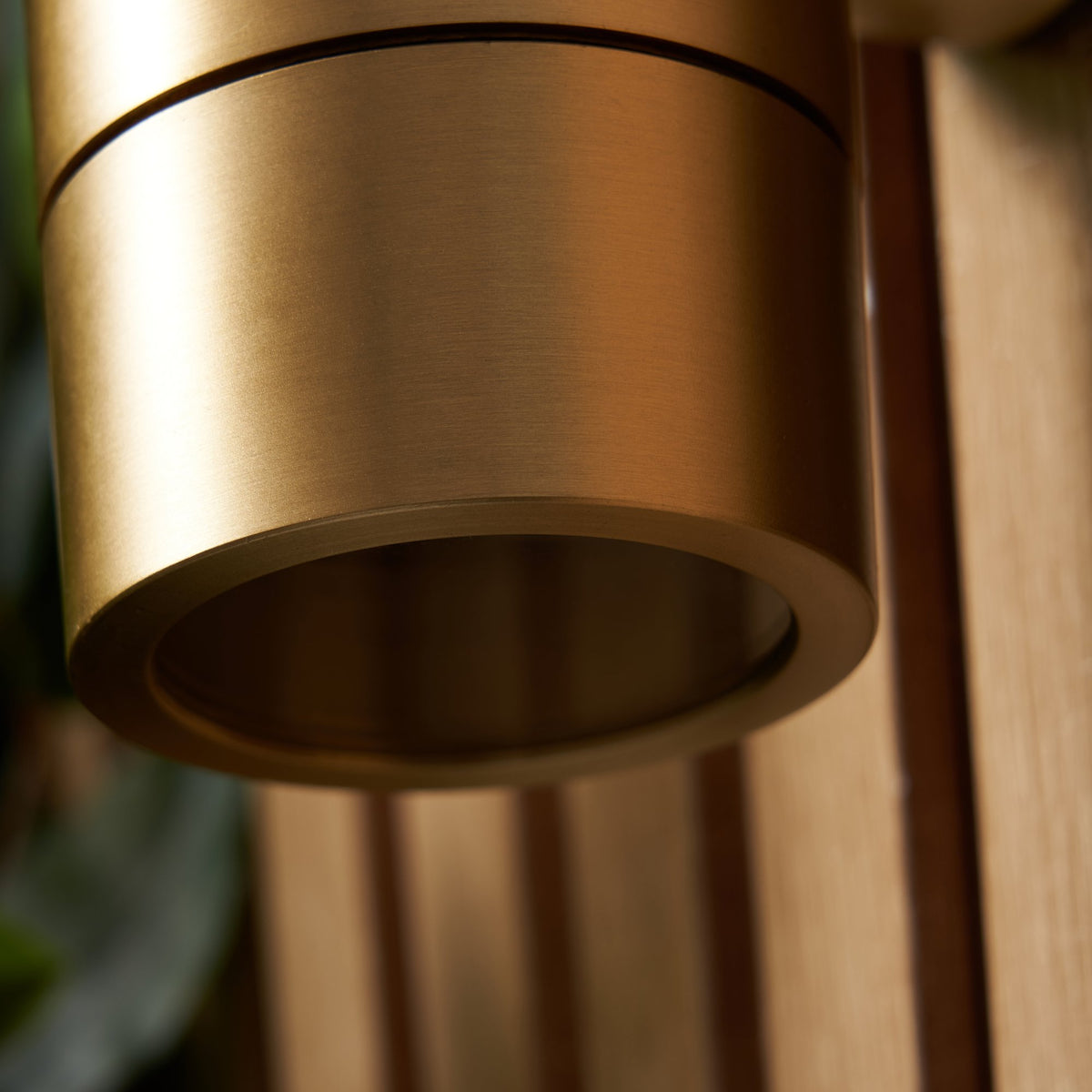 Brac Solid Brass Outdoor Up & Down Wall Light, Brass
