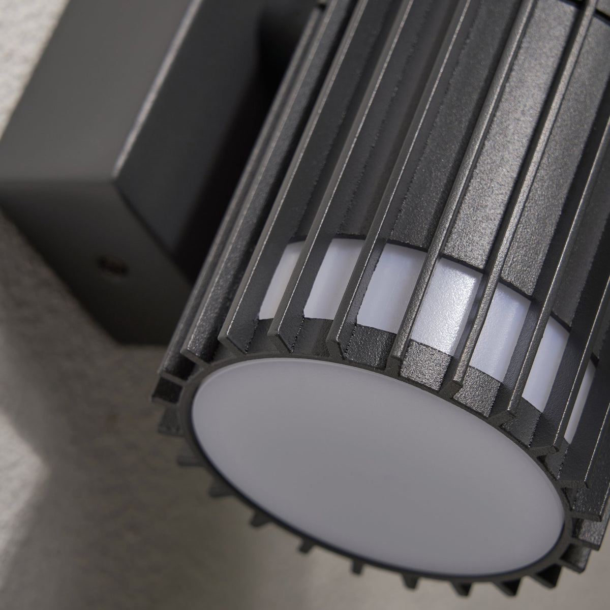 Muto Outdoor Fixed Down Wall Light, Anthracite