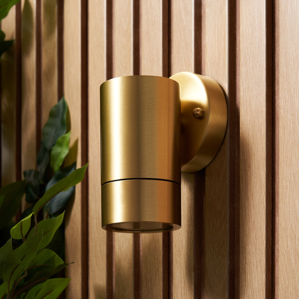 Brac Solid Brass Outdoor Up or Down Wall Light, Antique Brass
