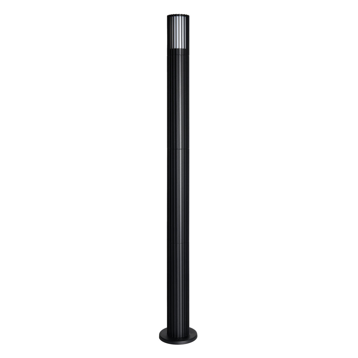 Muto Adjustable Outdoor Post Light, Black