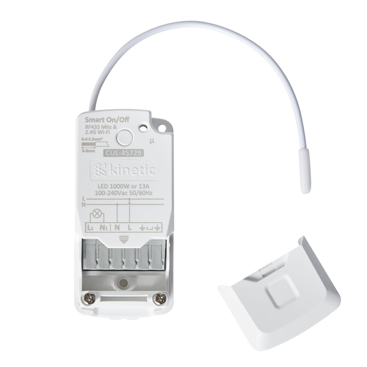 Smart Kinetic Switch On/Off Receiver Non-dimmable