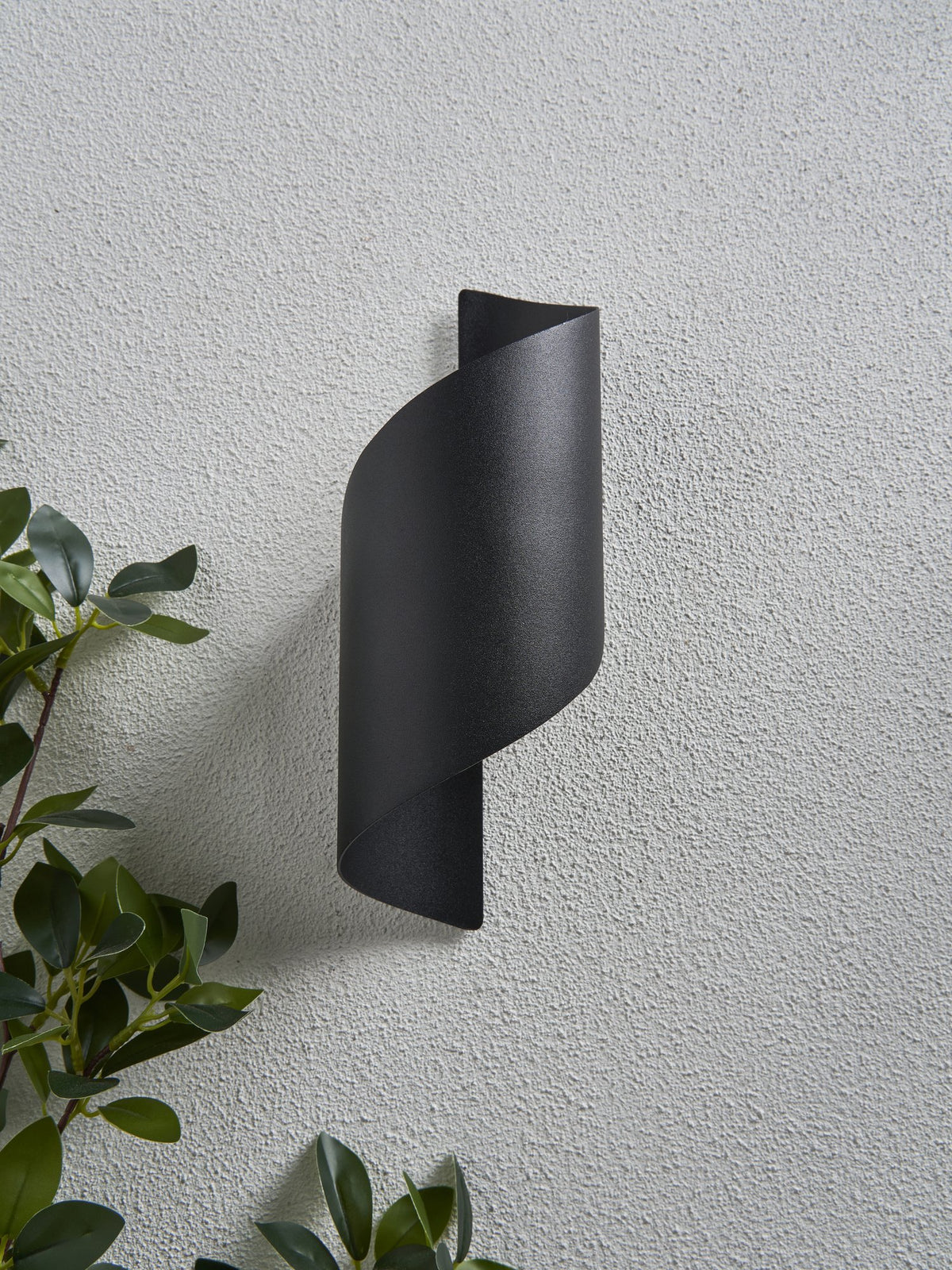 Bude Outdoor LED Wall Light - Black