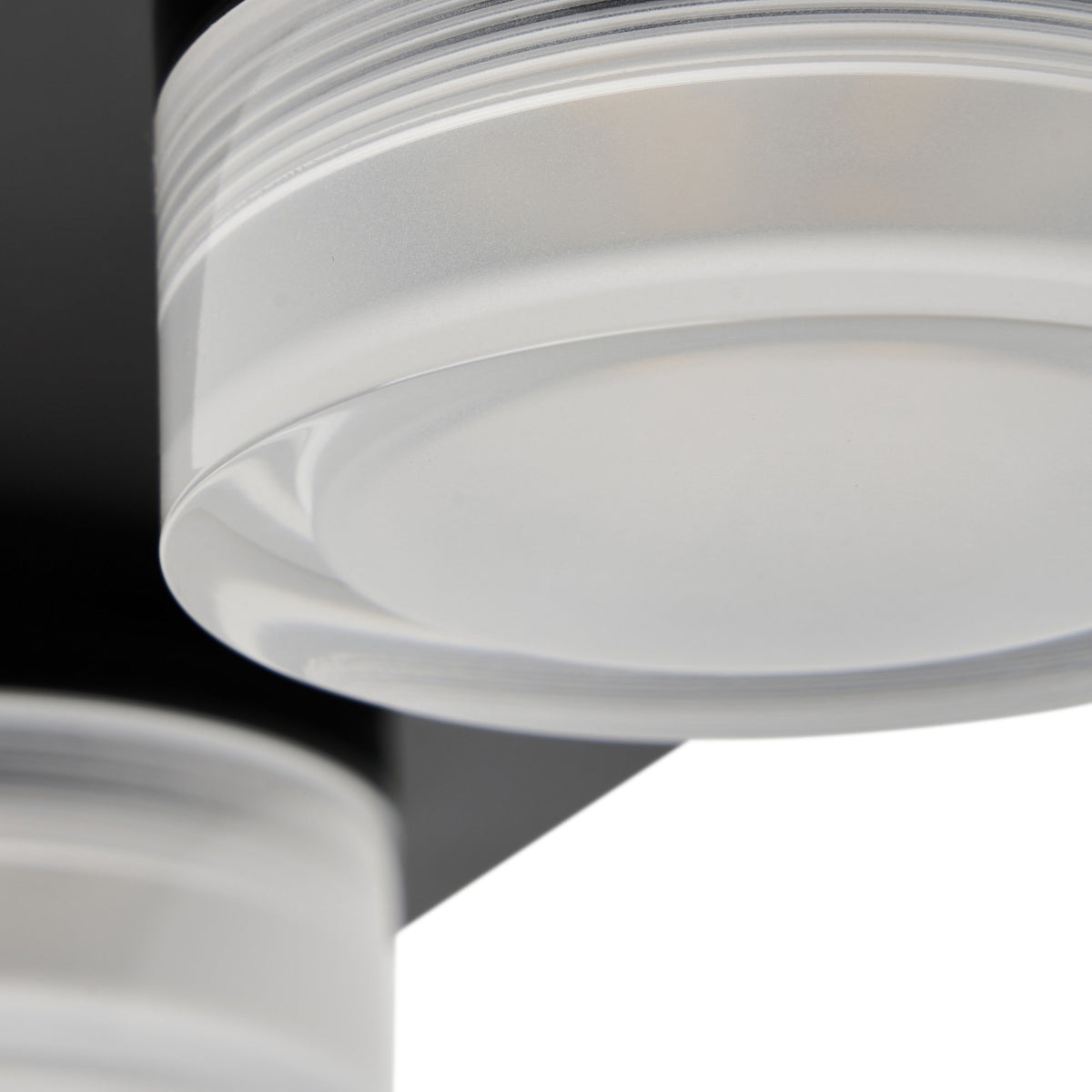 Amalfi LED Bathroom Ceiling Spotlight Bar, Matt Black