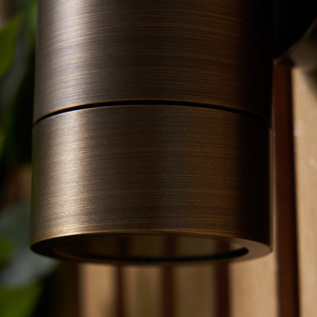 Brac Solid Brass Outdoor Up & Down Wall Light, Bronze