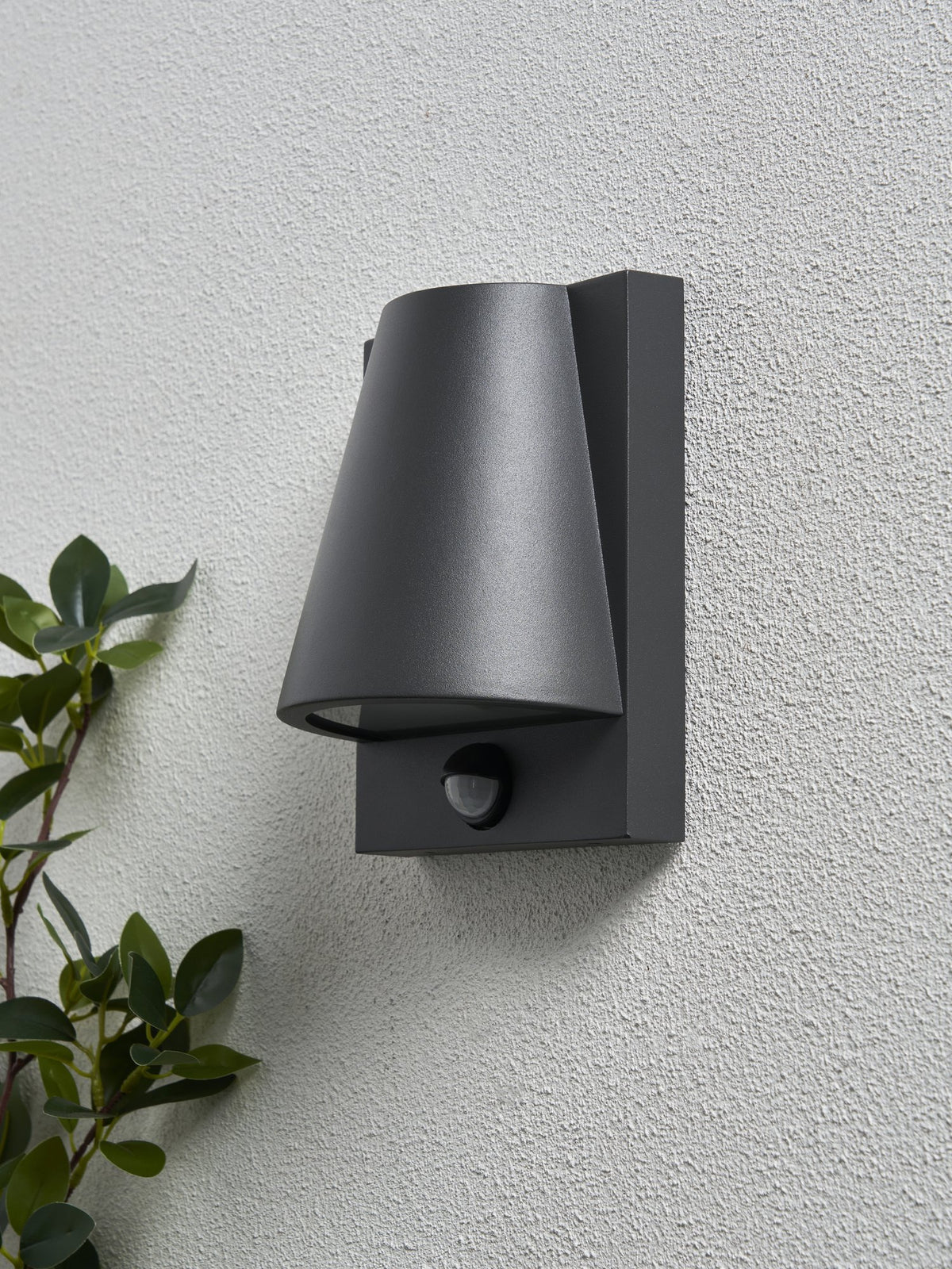 Vesoul Outdoor Wall Light with PIR Sensor, Anthracite