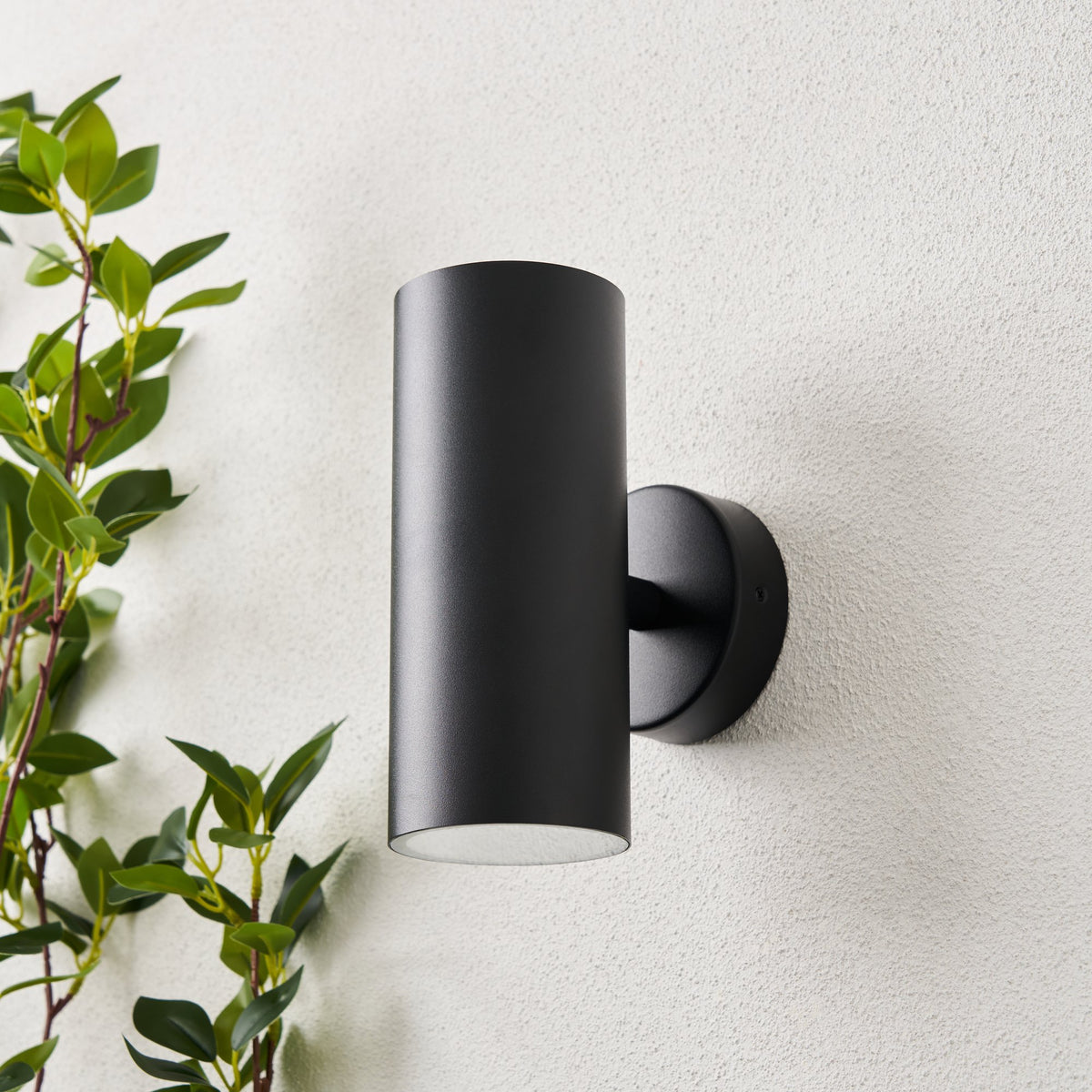 Melo Outdoor 2 Light LED Wall Light - Black