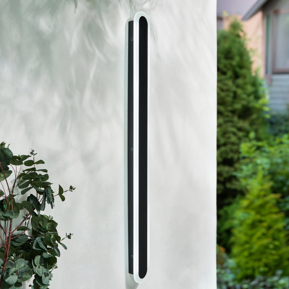Ren 24 Watt Outdoor CCT Linear Wall Light, Black