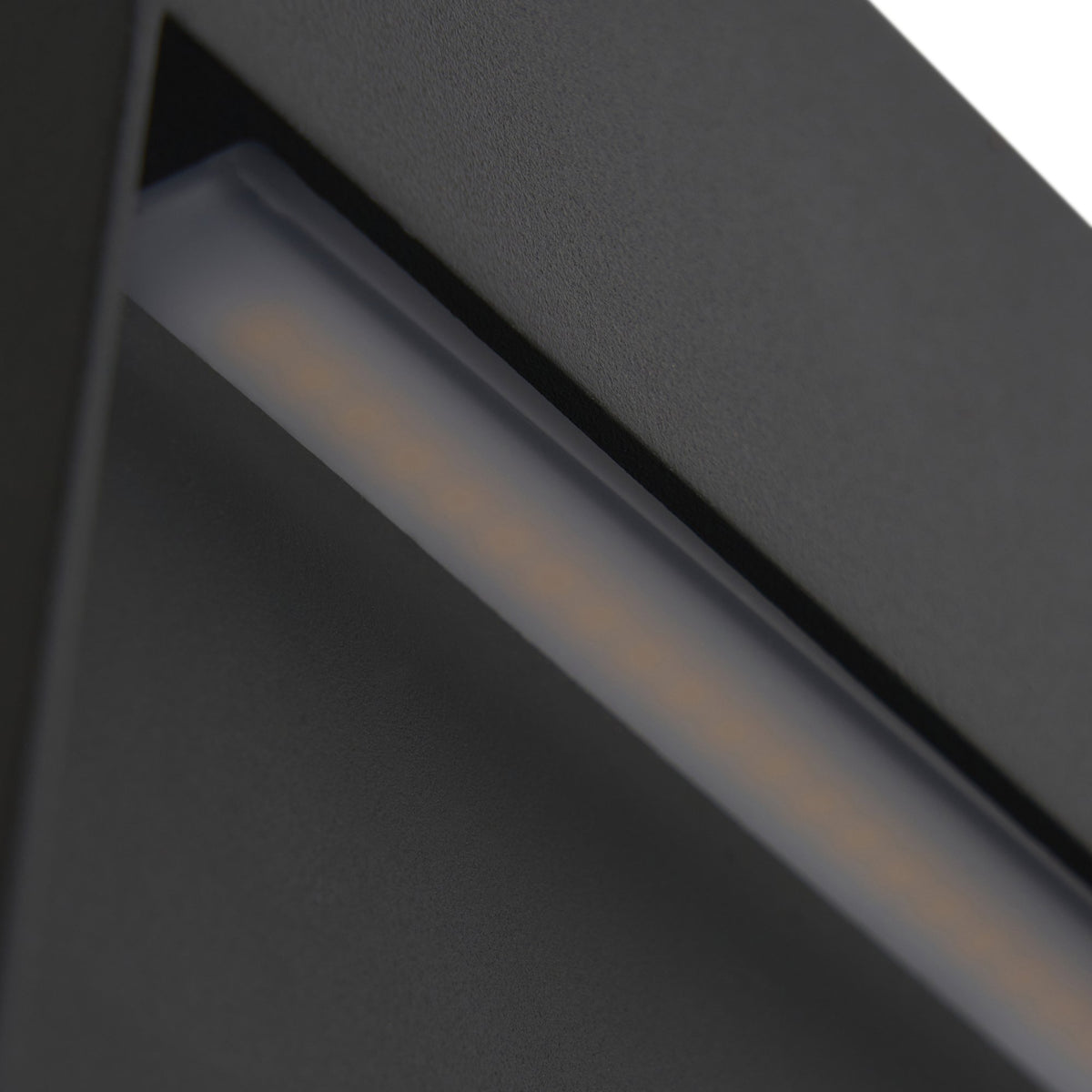 Puya Outdoor LED 16cm Square Wall Light, Anthracite