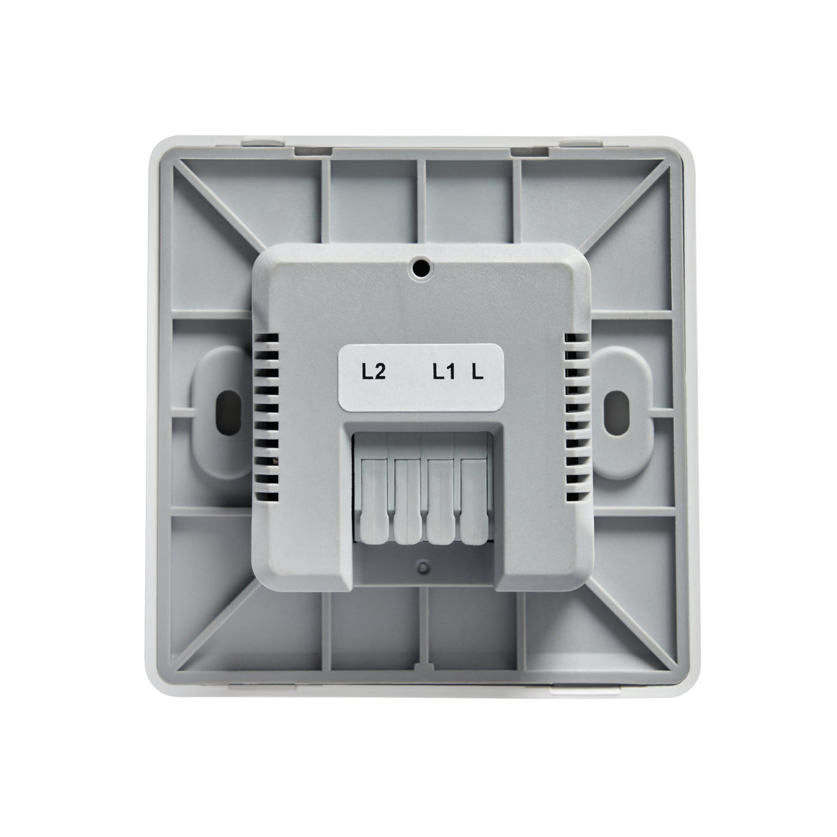 2 Gang Integrated electric to kinetic switch- White/Black