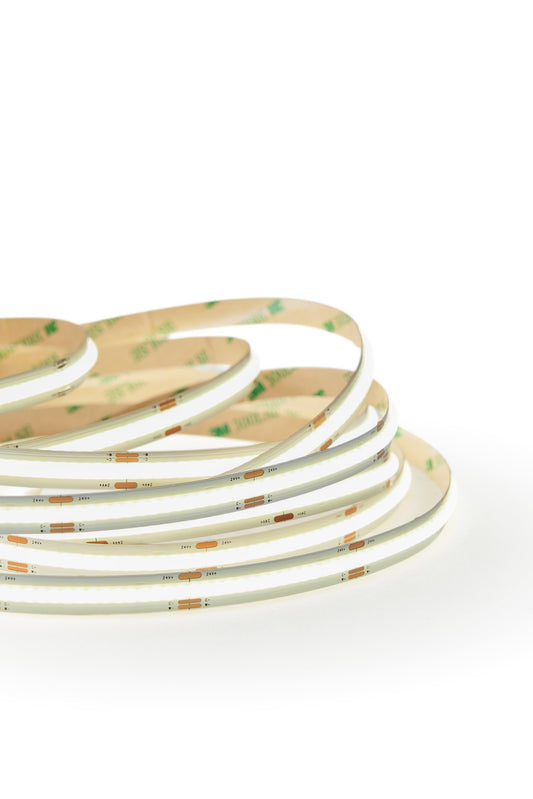 10mm 15w 50m COB Strip 640LED 24V CCT Ra90 IP20