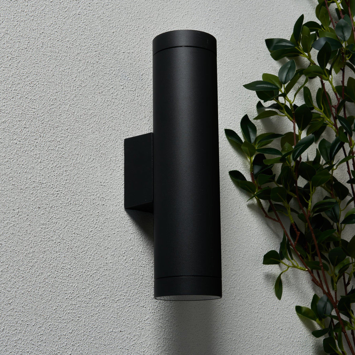 Morro Up and Down Outdoor Wall Light, Black