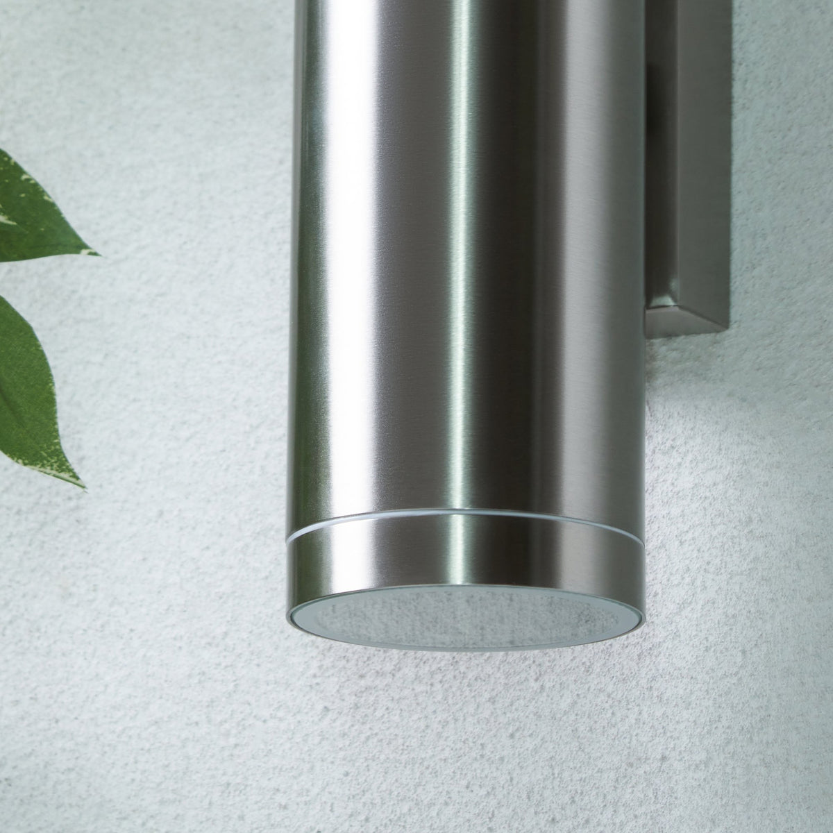 Brean 2 Light Outdoor Up & Down Wall Light - Stainless Steel
