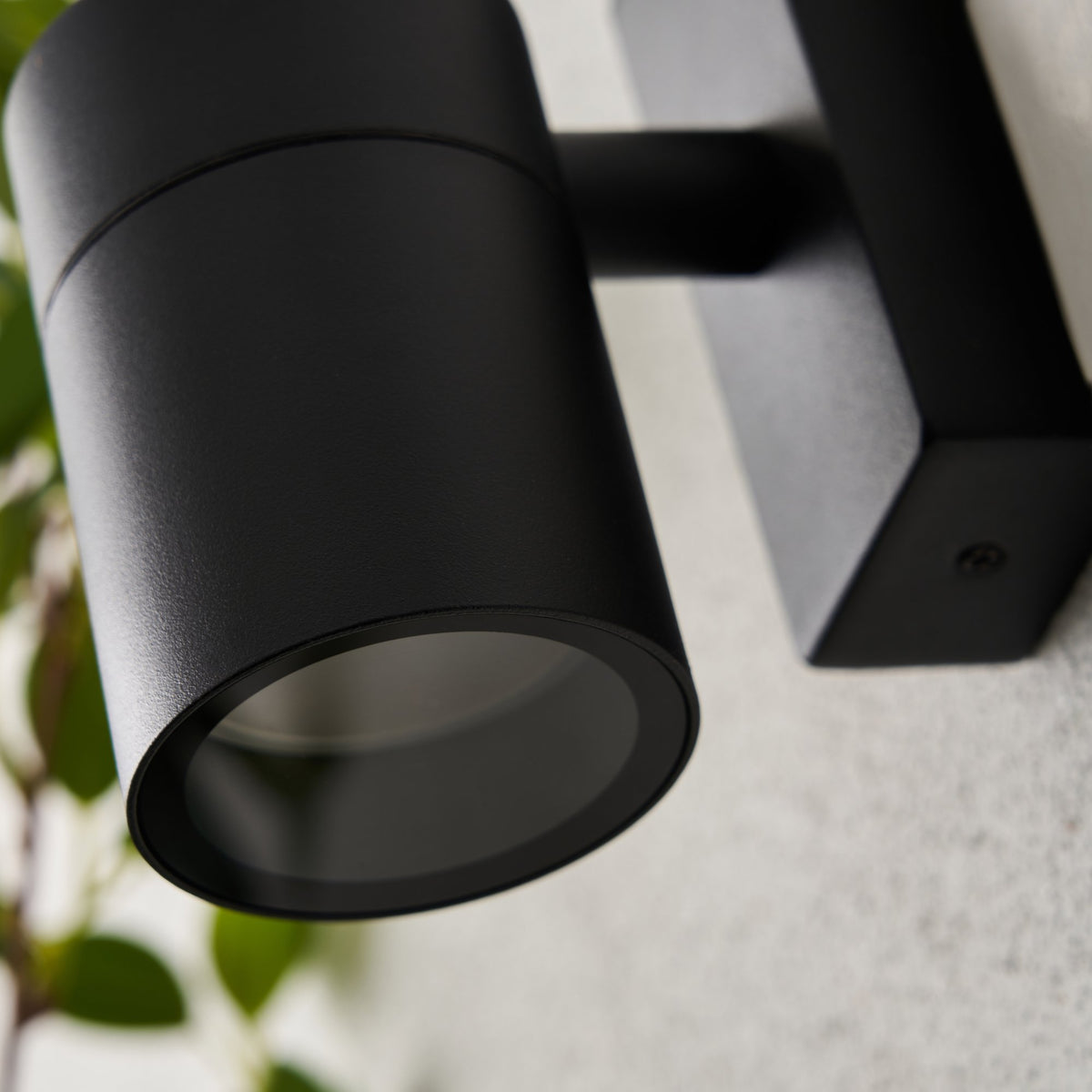 Leto Up or Down Outdoor Wall Light - Black