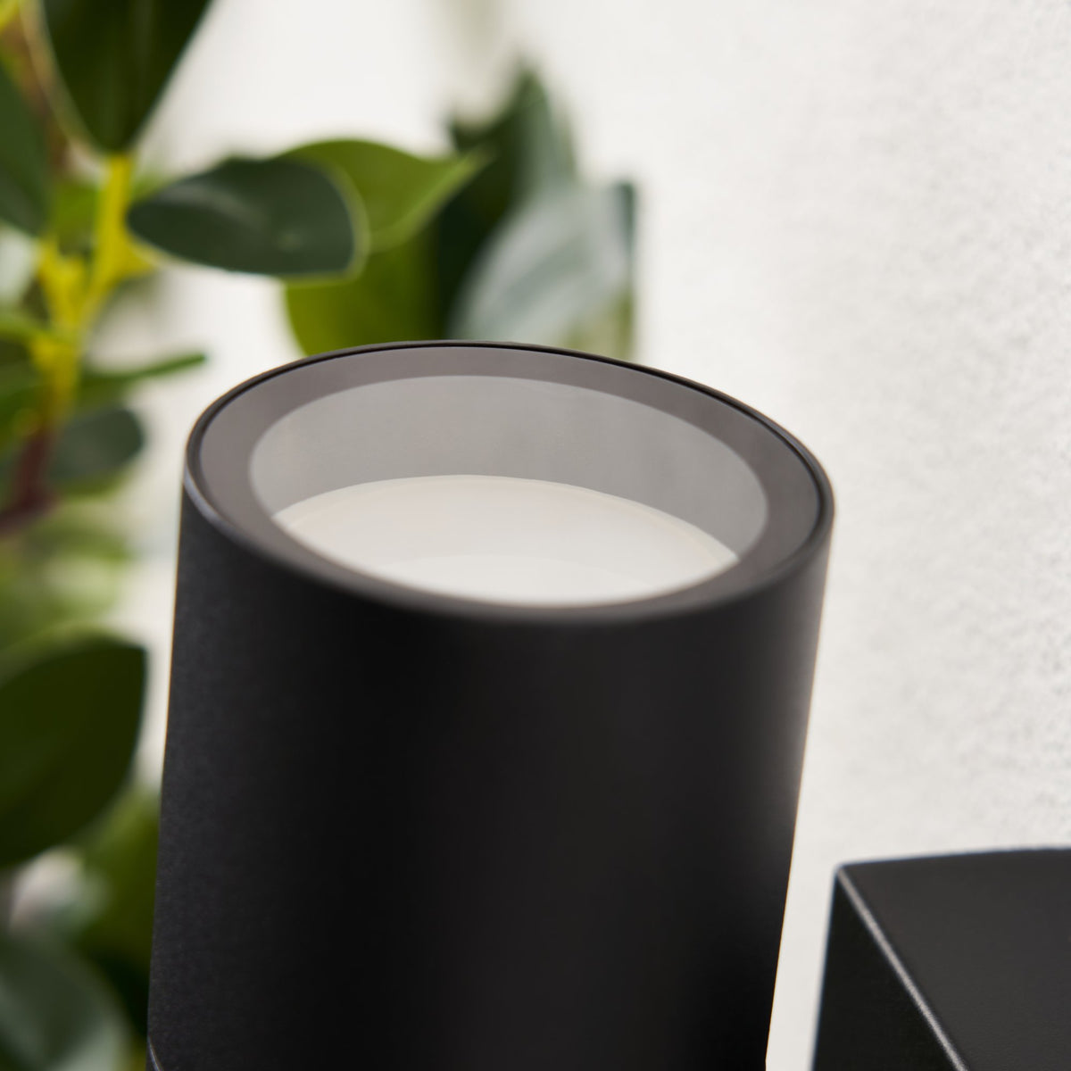Leto Outdoor Wall Light with PIR Sensor, Black