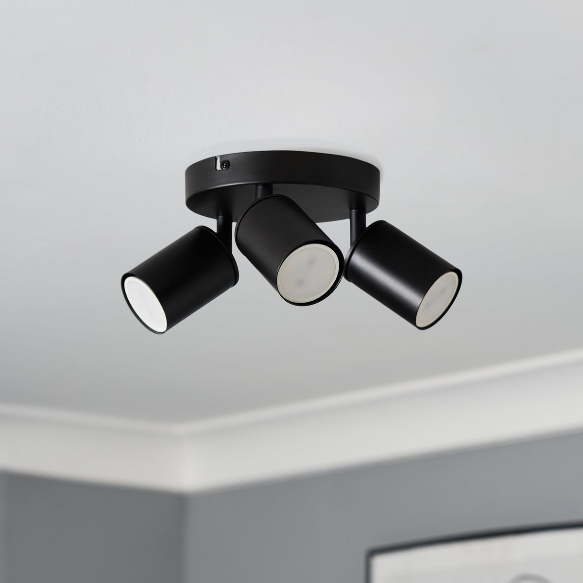 Joshua 3 Light Spotlight - Black