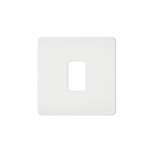 1 Gang Kinetic Switch surround For Slim Grid - White