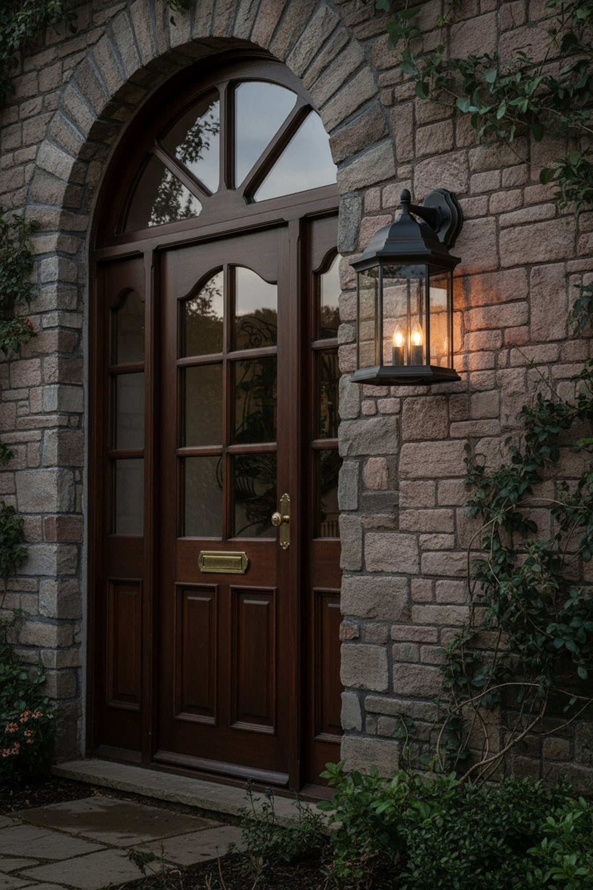 Ardley Extra Large 6 Panel Lantern Antique Bronze