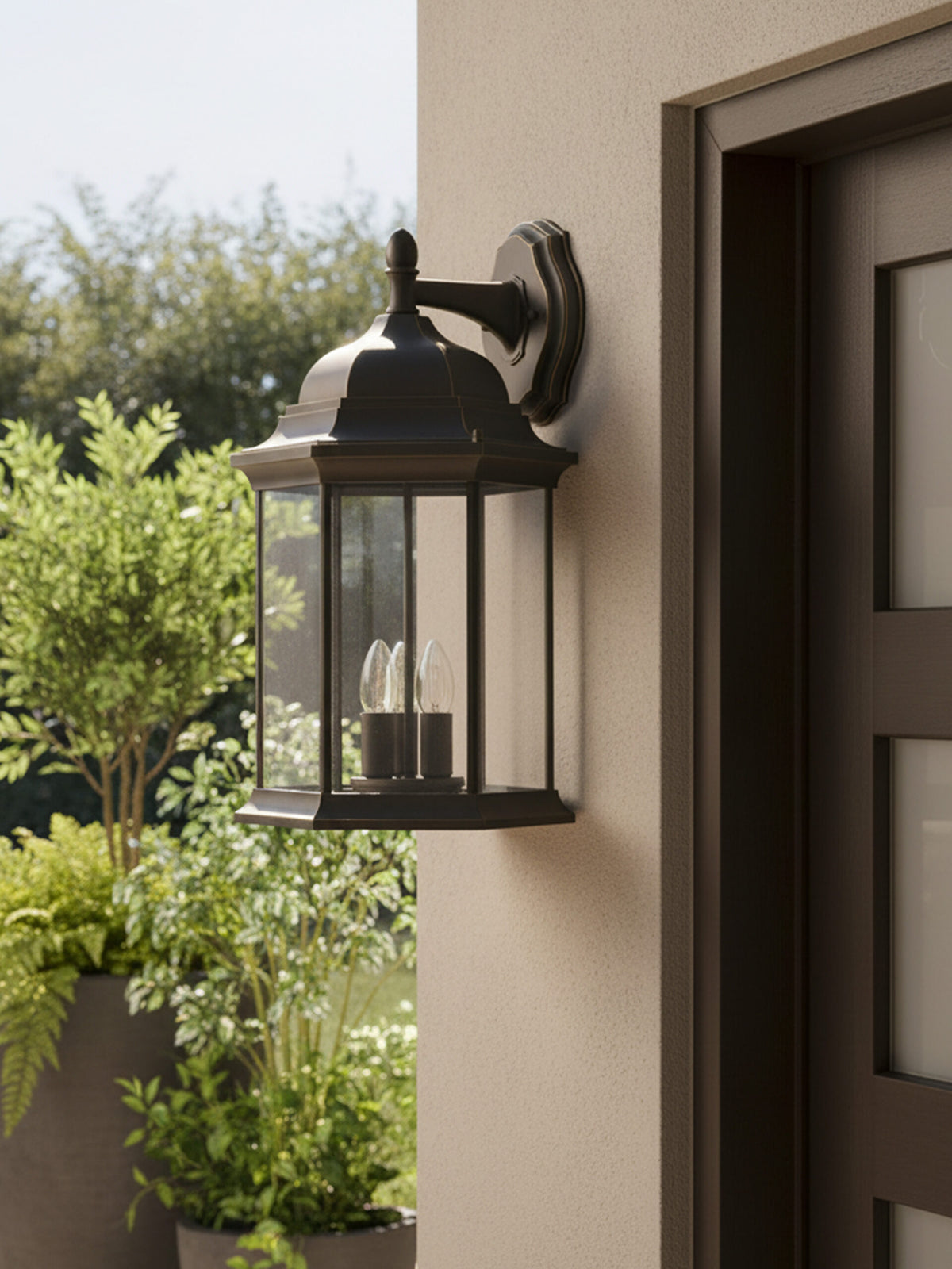 Ardley Extra Large 6 Panel Lantern Antique Bronze