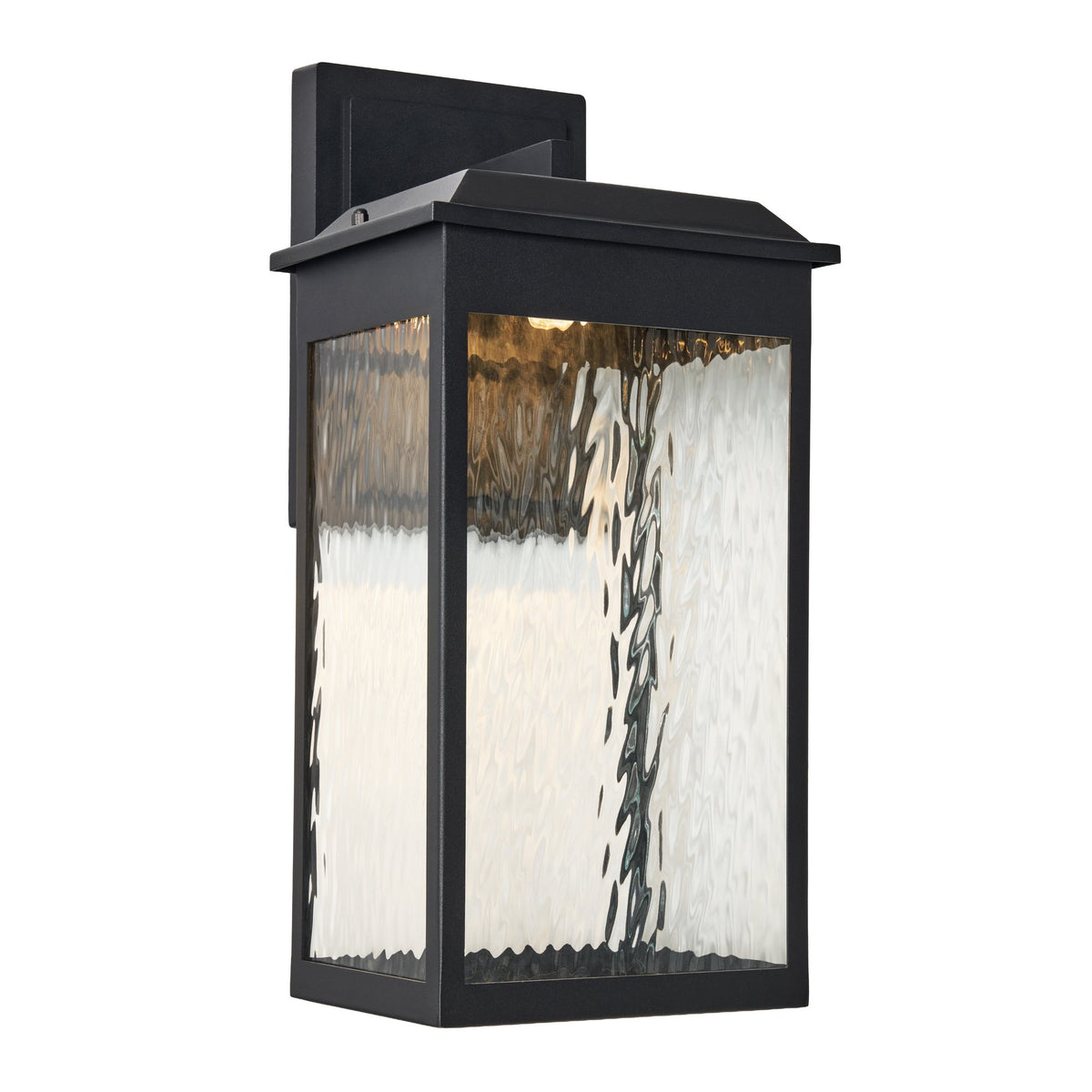 Ainsel 18w LED Large 4 Panel Lantern Black