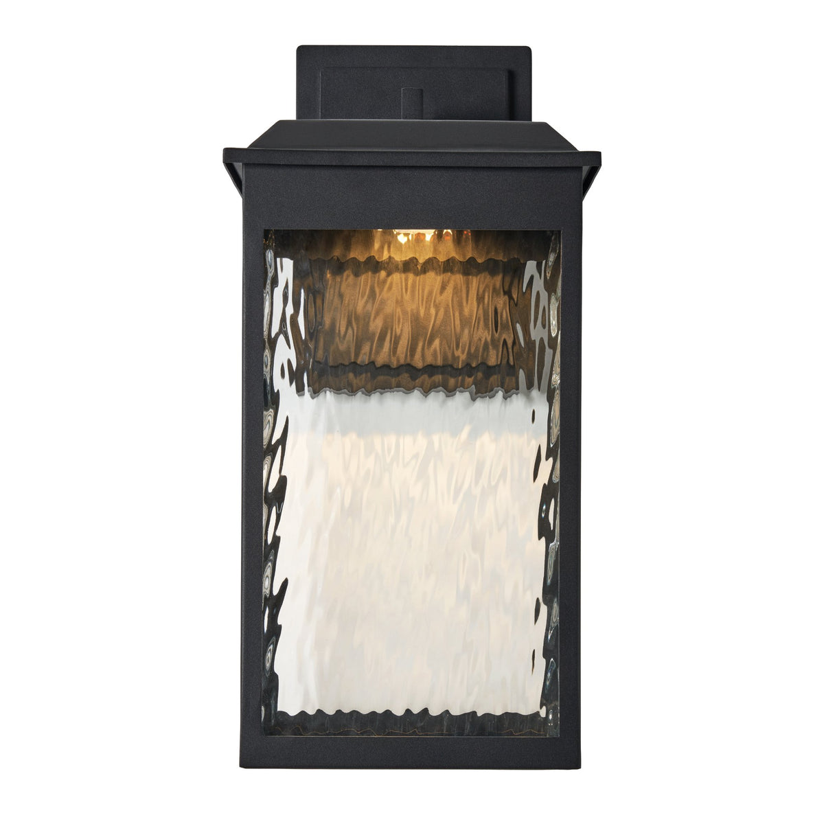 Ainsel 18w LED Large 4 Panel Lantern Black