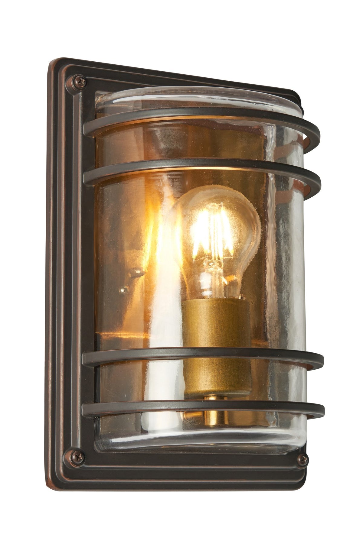 Bardo Bulkhead Lantern Antique Bronze