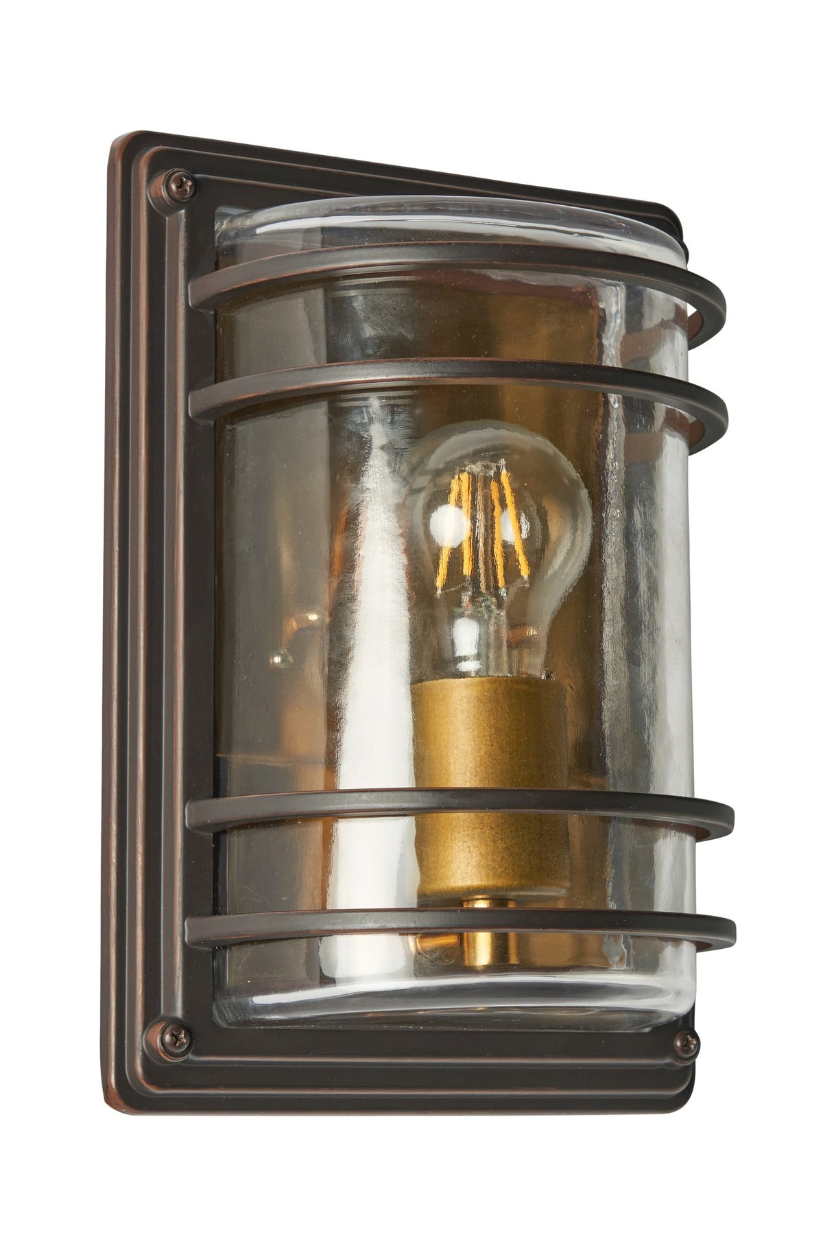 Bardo Bulkhead Lantern Antique Bronze