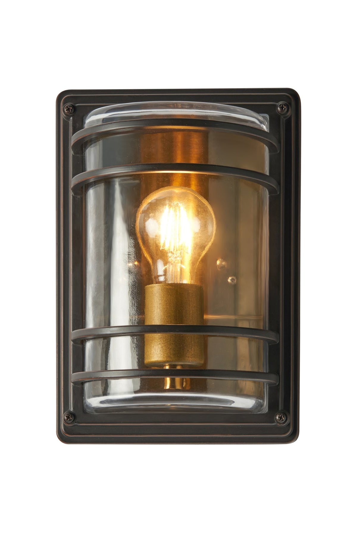 Bardo Bulkhead Lantern Antique Bronze