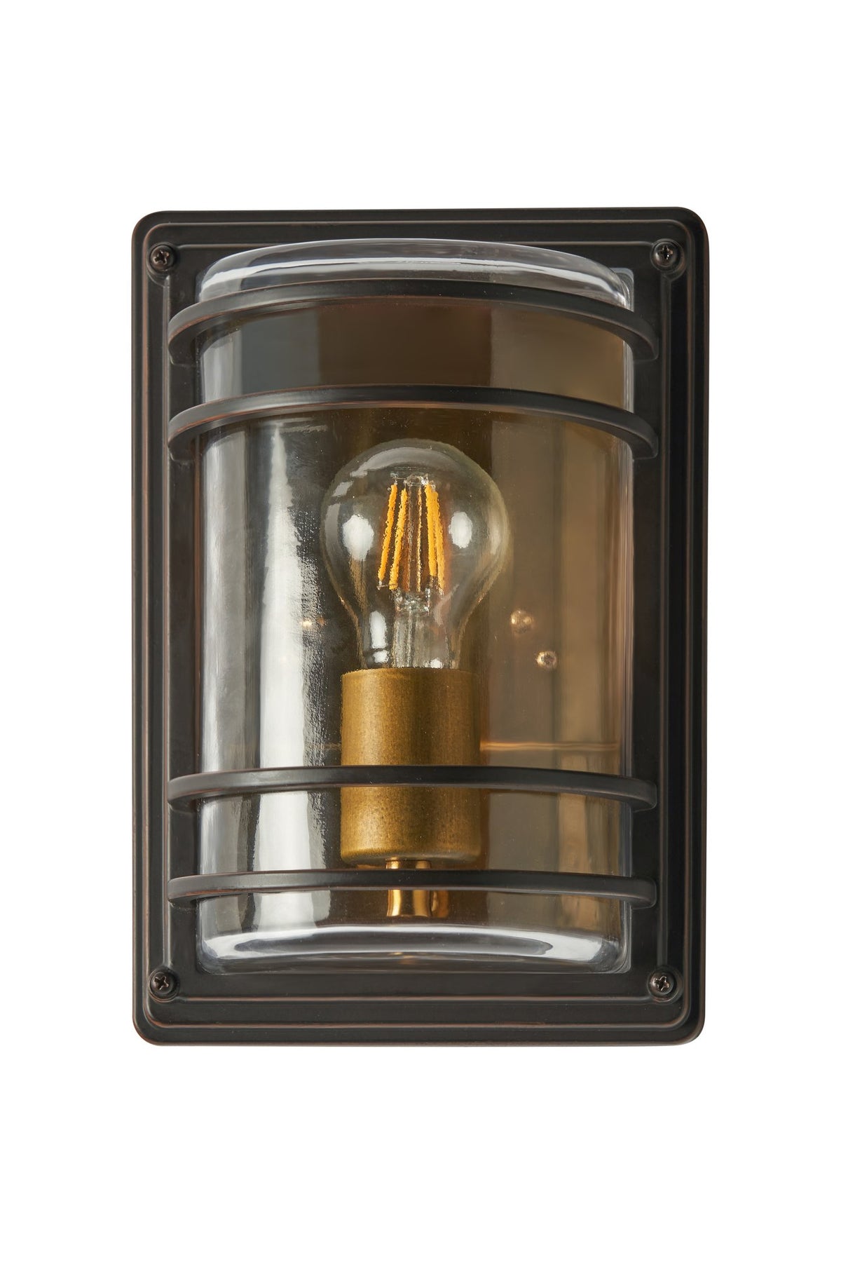 Bardo Bulkhead Lantern Antique Bronze