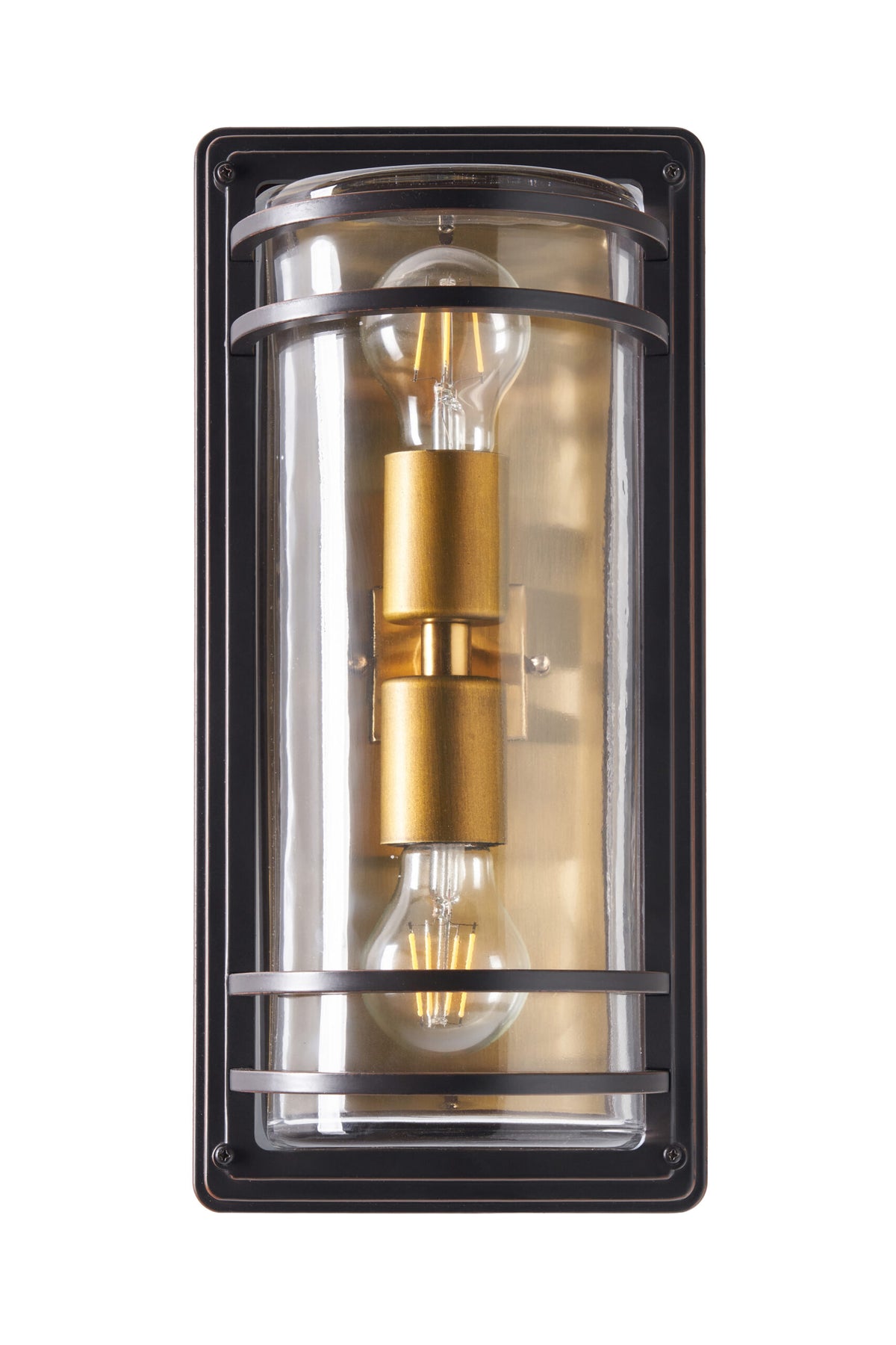 Bardo Large Bulkhead Lantern Antique Bronze