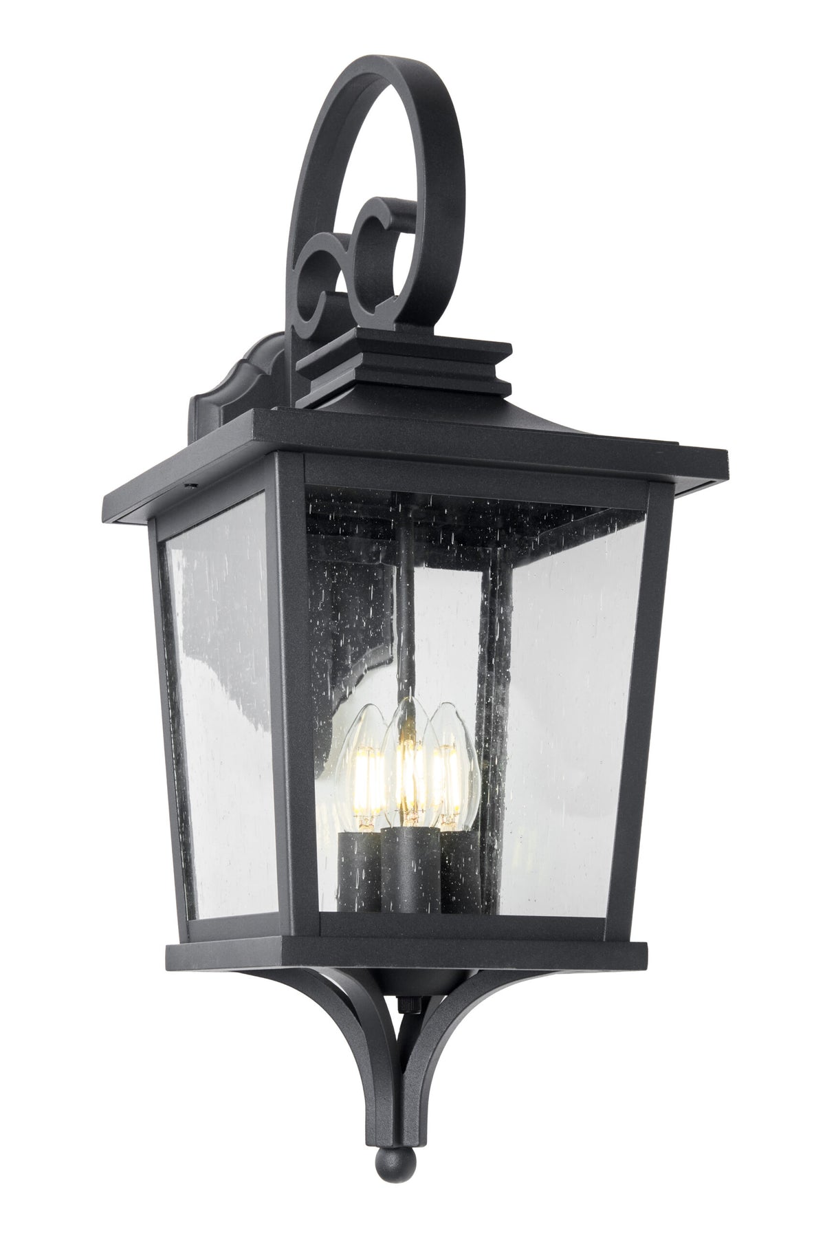 Brexton Extra Large 4 Panel Lantern Black