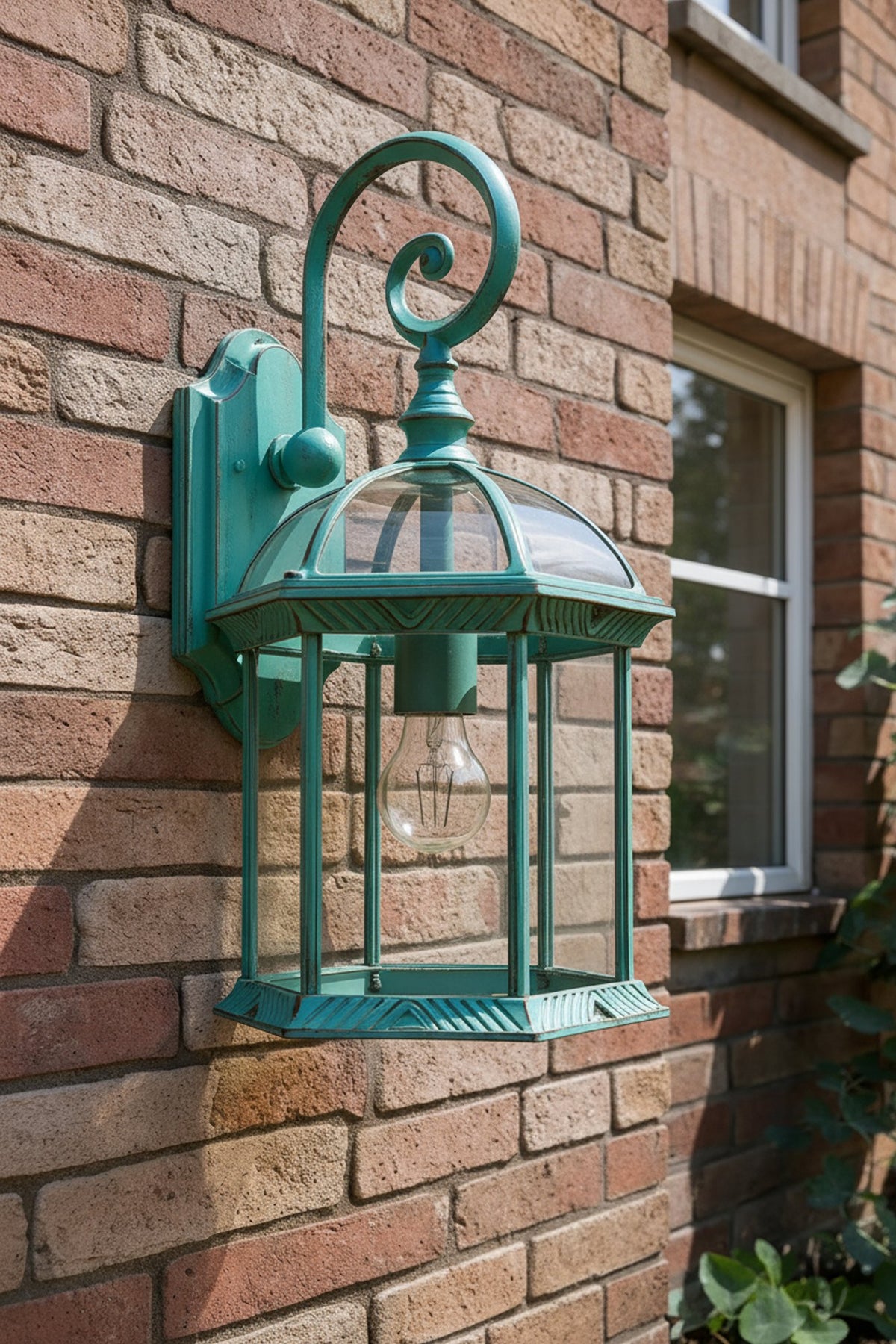 Corbin Large Lantern Verdi Gris