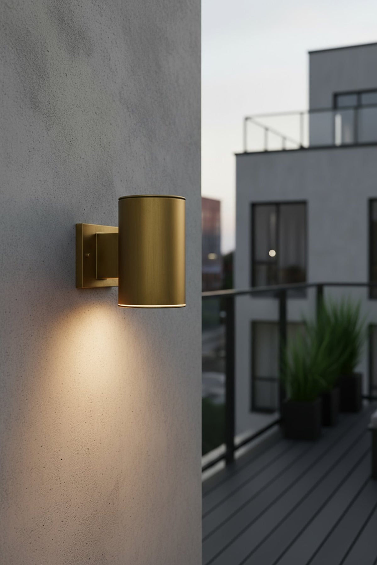 Raley Cylinder Downlight Gold
