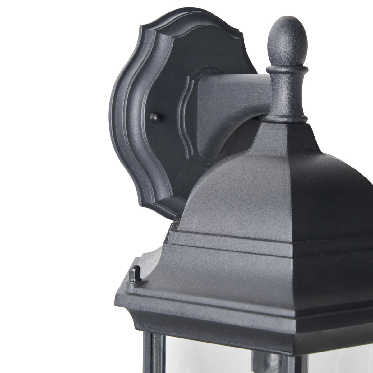 Alvin Large 6 Panel Lantern Black