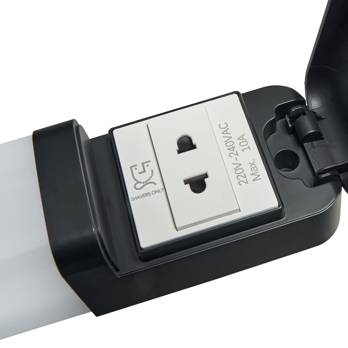 10w LED Shaver Light 3xCCT/Dim IP44 Matt Black