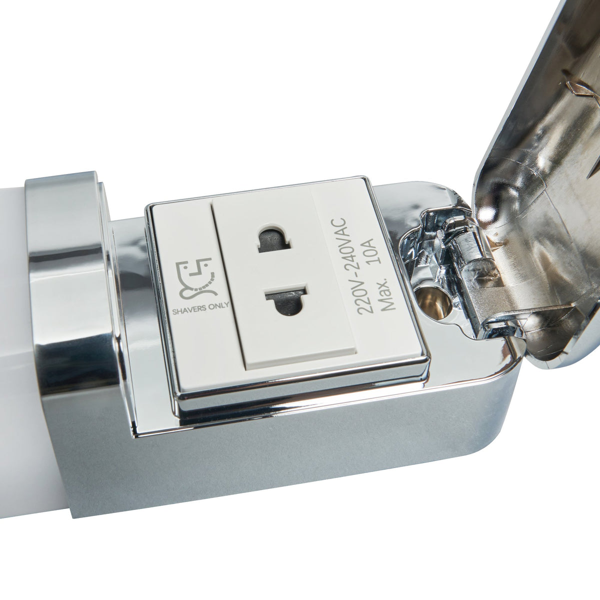 10w LED Shaver Light 3xCCT/Dim IP44 Chrome