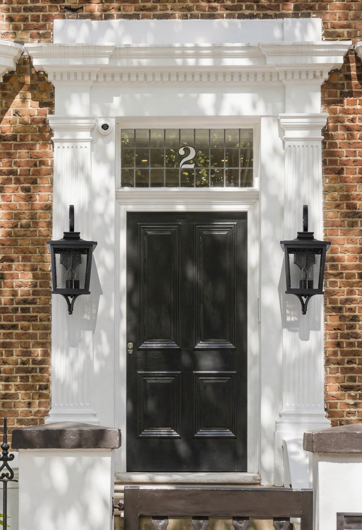 Brexton Extra Large 4 Panel Lantern Black