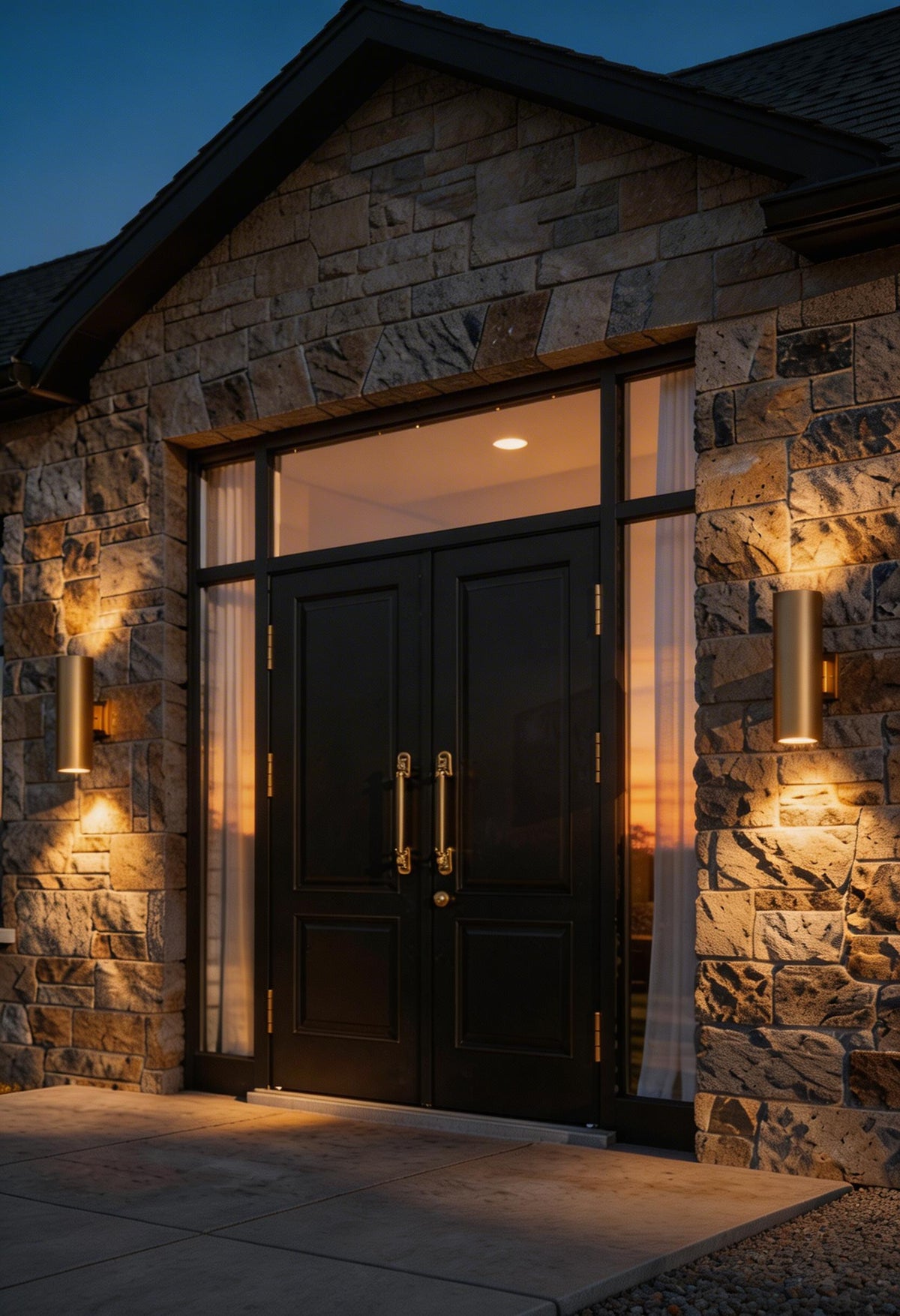 Raley Cylinder Up & Down light Gold