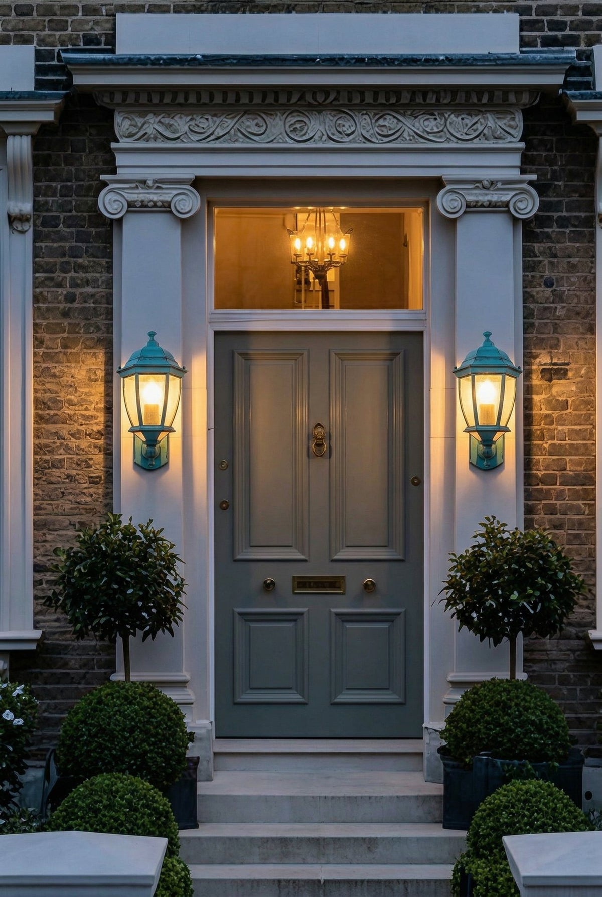 Travers Large Lantern Verdi Gris
