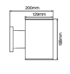 Raley Cylinder Downlight Gold