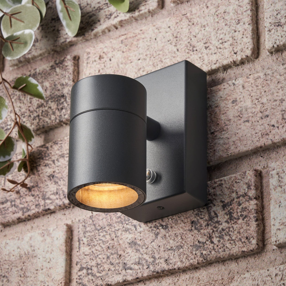 Leto IP65 Downlight GU10 with PhotoCell Anthracite