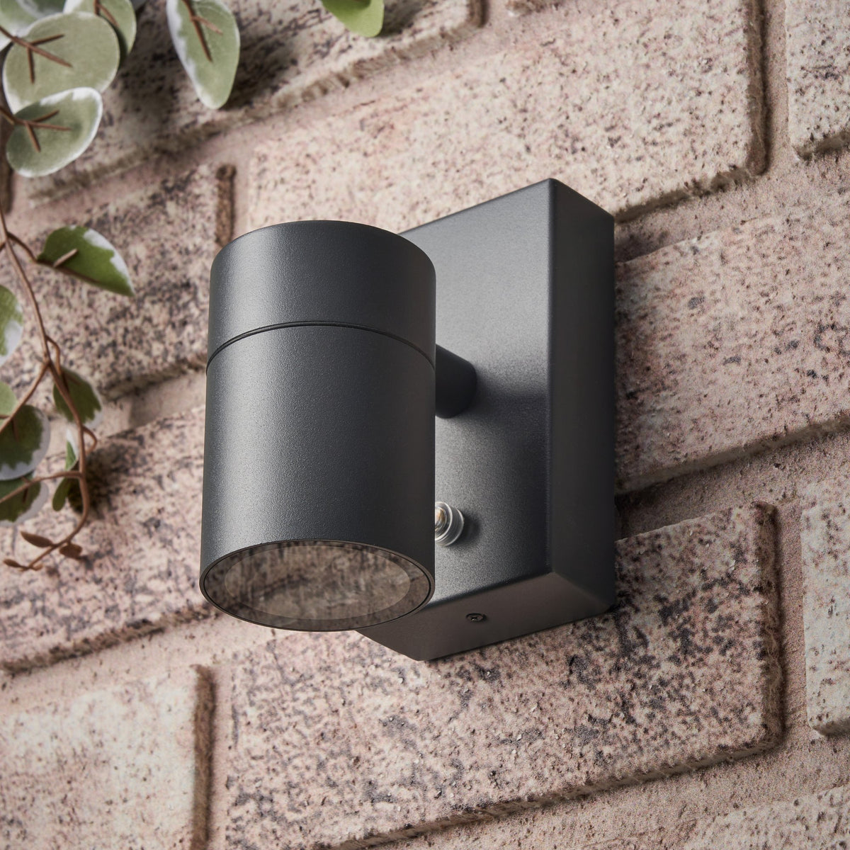 Leto IP65 Downlight GU10 with PhotoCell Anthracite