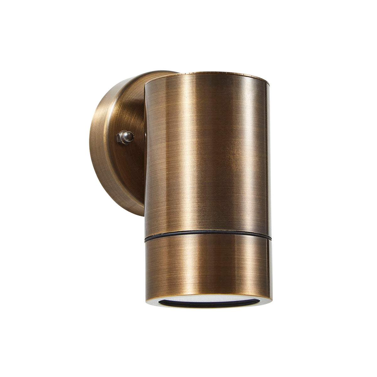Brac Solid Brass Outdoor Up or Down Wall Light, Antique Bronze