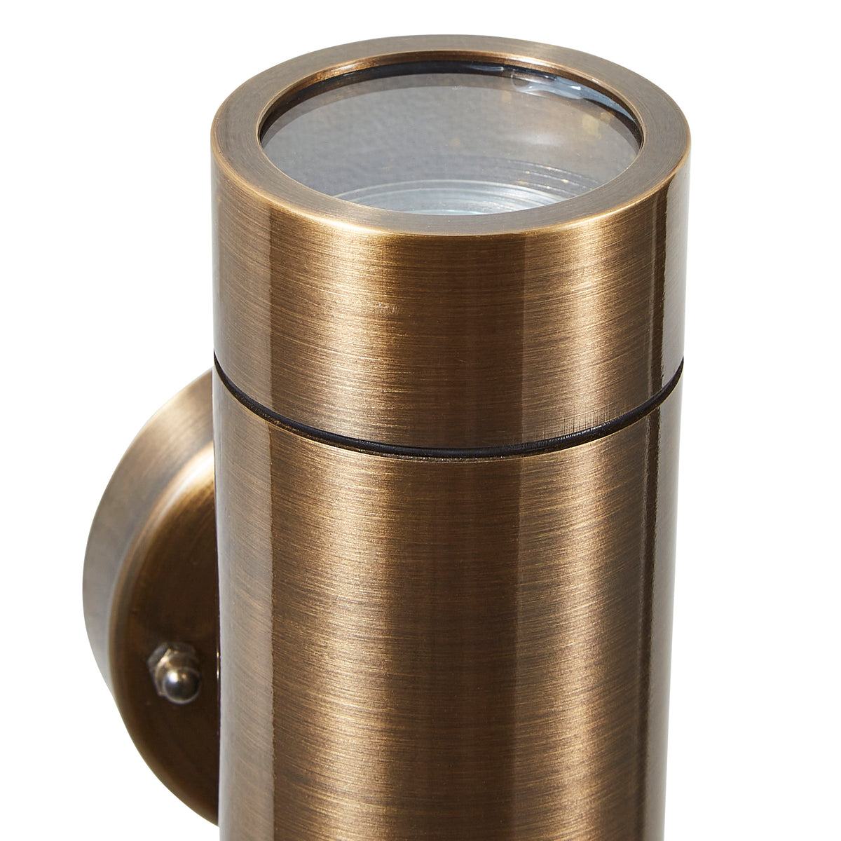 Brac Solid Brass Outdoor Up & Down Wall Light, Bronze