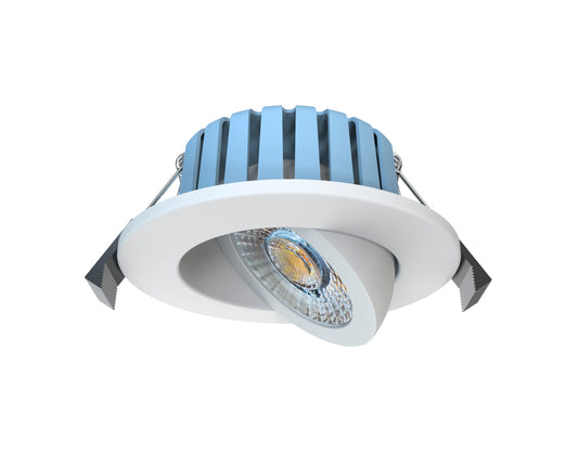 Eden 7 Watt LED Adjustable IP65 Colour Changing Downlight, White